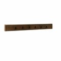 Fondo 48 in. Pomona Metal & Wood Wall Coat Hook FO3850434